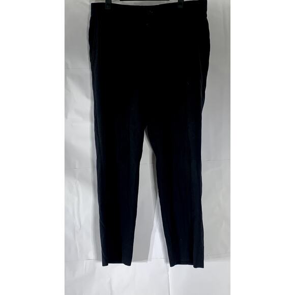 Giorgio Armani Other - GIORGIO ARMANI Men’s Black Solid Flat Front Straight-Leg Dress Pant SZ 34